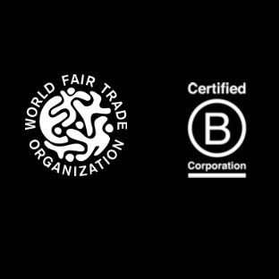 Logo World Fair Trade Organization und Logo B Corporation